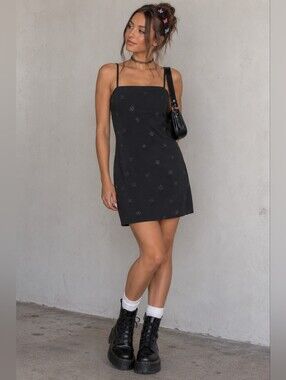 Byer Too! Y2K Floral Sequin Mini Dress PLEASE SEE DESCRIPTION